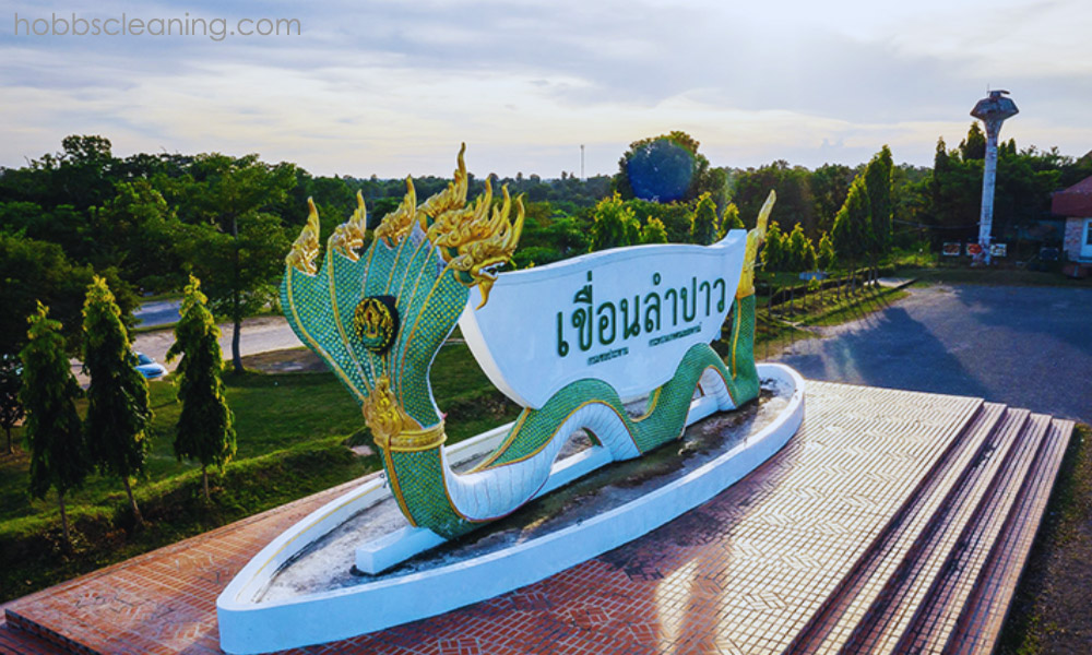 เขื่อนลำปาว รวมทั้งความงามของธรรมชาติ ความสงบ